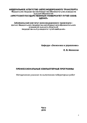 Профессиональные компьютерные программы