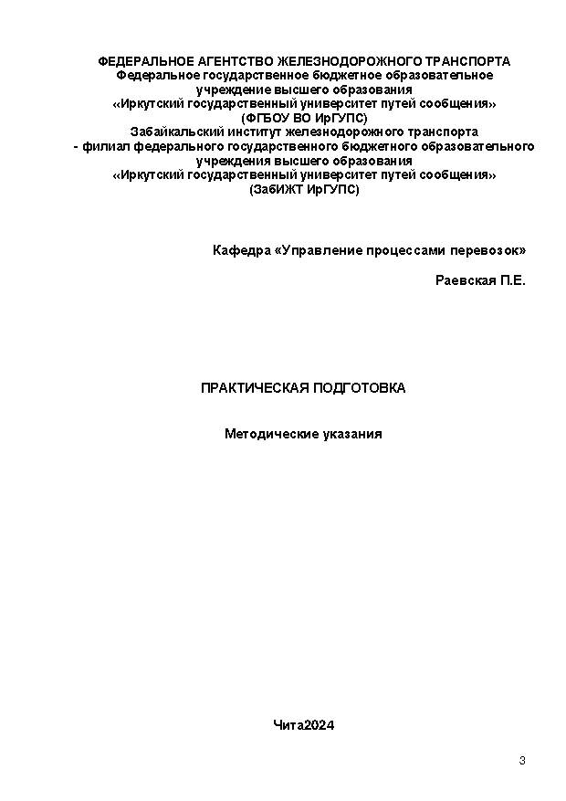 Практическая подготовка